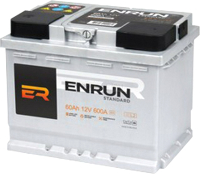Автомобильный аккумулятор Enrun Standard R+ / ES600 (60 А/ч) - 