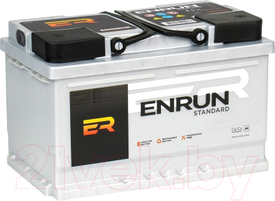 Автомобильный аккумулятор Enrun Standard R+ / ES740 (74 А/ч)