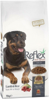 Сухой корм для собак REFLEX Для взрослых собак с ягненком и рисом (15кг) - 