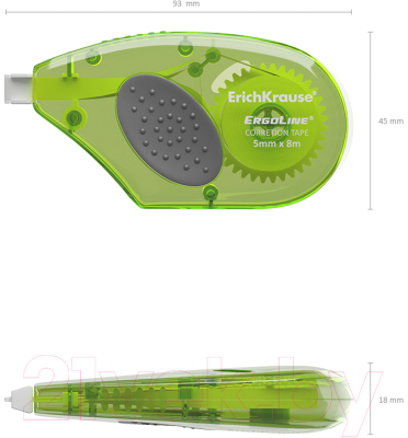 Изображение товара Корректор для текста Erich Krause ErgoLine / 53199