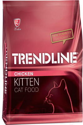 Сухой корм для кошек Trendline Kitten с курицей (15кг)