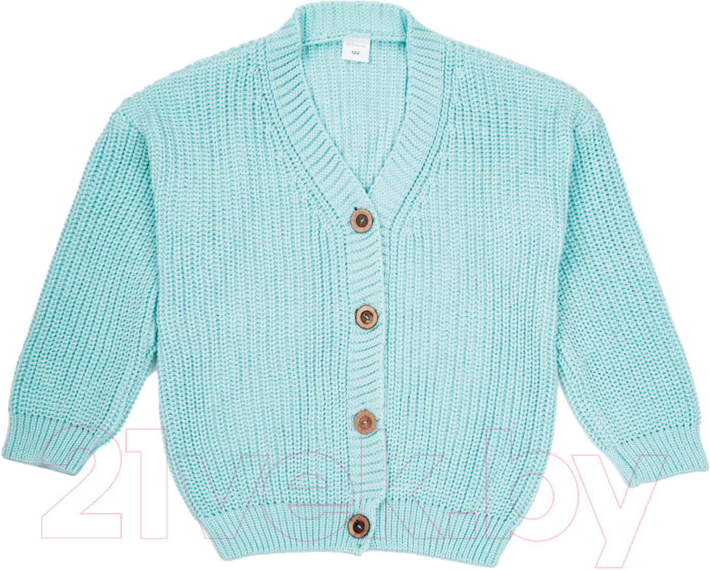 Кардиган детский Amarobaby Knit / AB-OD21-KNIT19/32-122 (мятный, р.122)