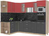 

Готовая кухня Интерлиния, Мила 1.68x2.6 левая