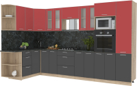 

Готовая кухня Интерлиния, Мила 1.68x3.4 левая
