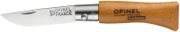 Нож туристический Opinel №2 VRN Carbon Tradition / 1110206 (карбоновая сталь/бук) - 