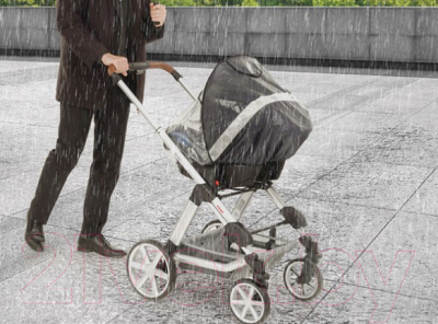 Дождевик для коляски Reer RainSafe Baby / 84051 (серый)