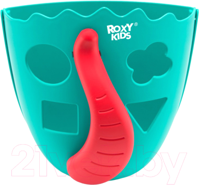 Органайзер детский для купания ROXY-KIDS Dino / RTH-001M (мятный)