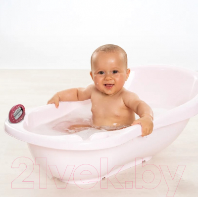 Детский термометр для ванны Reer Овальный безртутный / 24114 (ягодно-красный)