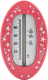 Детский термометр для ванны Reer Овальный безртутный / 24114 (ягодно-красный) - 