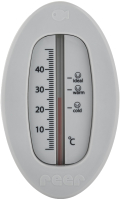 Детский термометр для ванны Reer Овальный безртутный / 24112 (серый) - 