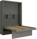 Шкаф-кровать трансформер Макс Стайл Falcon 36мм 140x200 (серый пыльный U732 ST9) - 