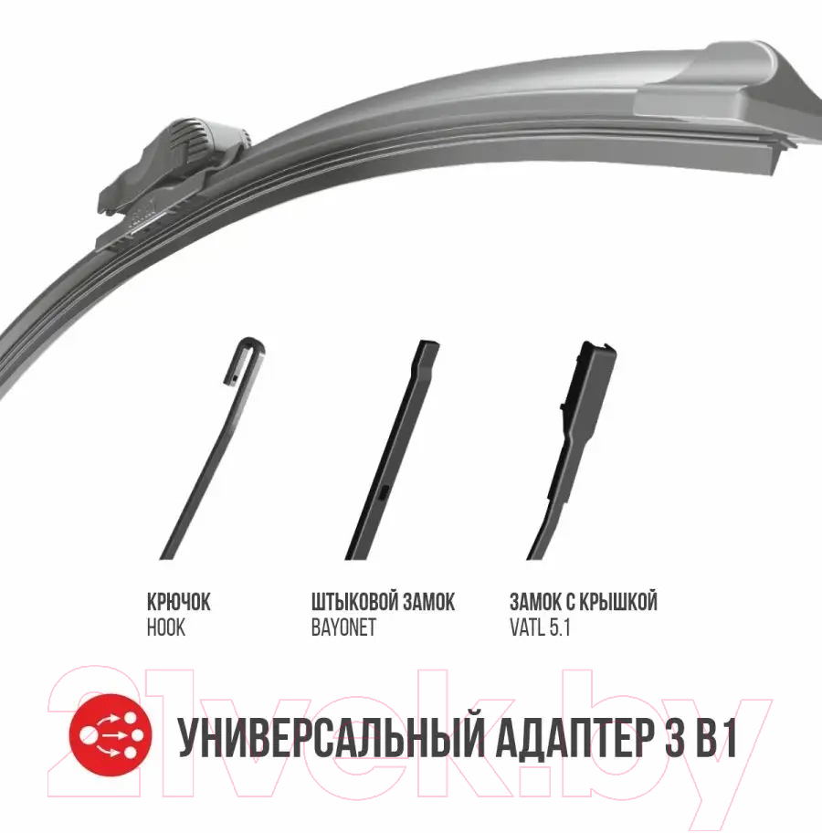 Щетка стеклоочистителя Fenox WB65220 — фото 10