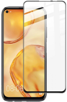 Защитное стекло для телефона Volare Rosso Fullscreen Full Glue Antibacterial для Huawei P40 (черный) - 