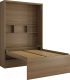 Шкаф-кровать трансформер Макс Стайл Fidji 36мм 140x200 (дуб вишня верона Н1615 ST9) - 
