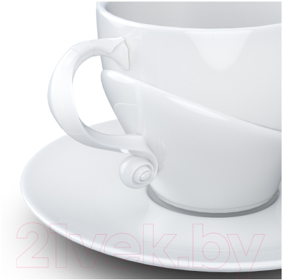 Чашка с блюдцем Tassen Talent Goethe / T80.11.01 (белый)
