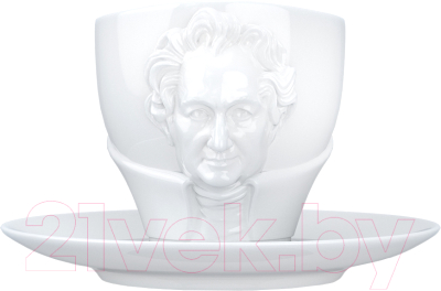 Чашка с блюдцем Tassen Talent Goethe / T80.11.01 (белый)