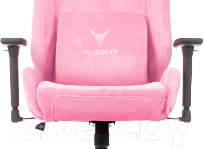 Изображение товара Кресло геймерское Бюрократ Knight N1 Fabric (розовый Velvet 36)
