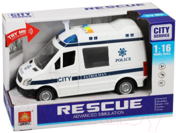 Фургон игрушечный Наша игрушка Полиция / WY590B