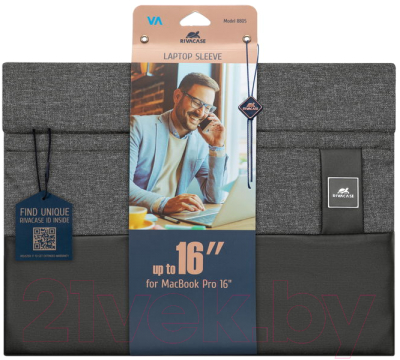 Изображение товара Чехол для ноутбука Rivacase Lantau 8805 (черный)