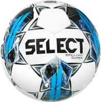 Футбольный мяч Select Brillant Super FIFA / 810108-235 (размер 5, белый/серый/синий) - 