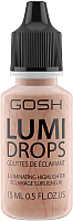 

Хайлайтер GOSH Copenhagen, Lumi Drops флюид 004 Peach