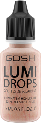 

Хайлайтер GOSH Copenhagen, Персиковый, Lumi Drops флюид 004 Peach