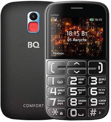 Мобильный телефон BQ Comfort BQ-2441 (синий/черный)