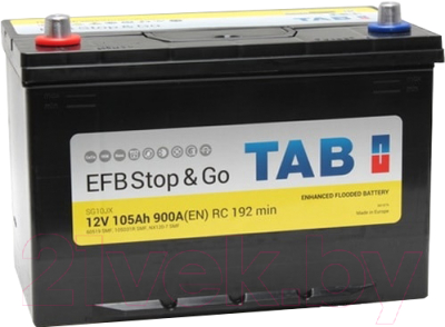 

Автомобильный аккумулятор TAB, Stop&Go Asia EFB 105 JL / 212105