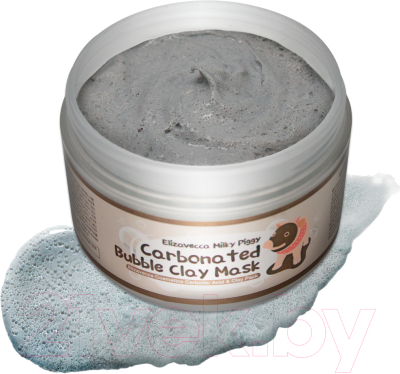 Маска для лица кремовая Elizavecca Milky Piggy Carbonated Bubble Clay Mask (100г)