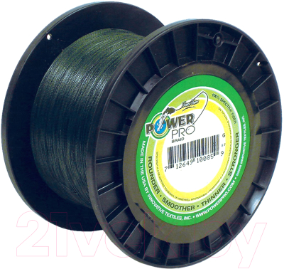 

Леска плетеная Power Pro, Темно-зеленый, Moss Green 0.19мм / PP1370MGR019