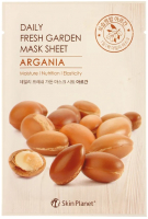 

Маска для лица тканевая Mijin Cosmetics, Skin Planet Daily Fresh Garden Аргана