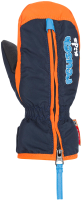 Варежки лыжные Reusch Ben Mitten Dress / 4685408 0425 (р-р 0, Blue/Orange Popsicle) - 