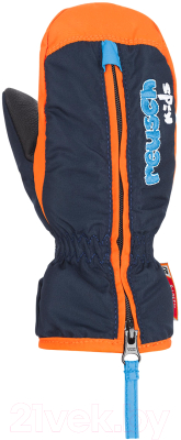 Варежки лыжные Reusch Ben Mitten Dress / 4685408 0425 (р-р 1, Blue/Orange Popsicle)