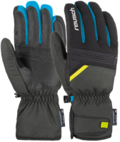 Перчатки лыжные Reusch Bradley R-Tex XT / 6101265-6682 (р-р 7.5, Dark Granite/Safety Yellow) - 