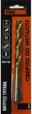Изображение товара Сверло Yourtools HSS-TiN 10x87x133мм