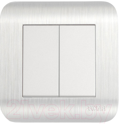 Изображение товара Выключатель Luxar Deco 10.011.03 (серебристый)