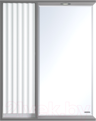Шкаф с зеркалом для ванной Brevita Balaton 65 L / BAL-04065-01-01