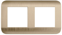 Рамка для выключателя Luxar Deco 10.902.05 (шампань) - 