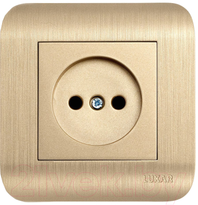 Розетка Luxar Deco 10.020.05 (шампань)