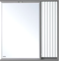 Шкаф с зеркалом для ванной Brevita Balaton 80 R / BAL-04080-01-01П - 