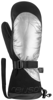 Варежки лыжные Reusch Yeta Mitten / 4631452-7024 (р-р 8, Black/Shiny Silver Inch) - 