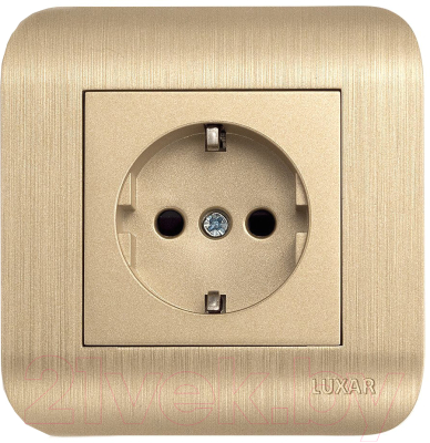 Розетка Luxar Deco 10.025.05 (шампань)