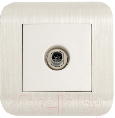 Розетка Luxar Deco 10.040.01 (белый)