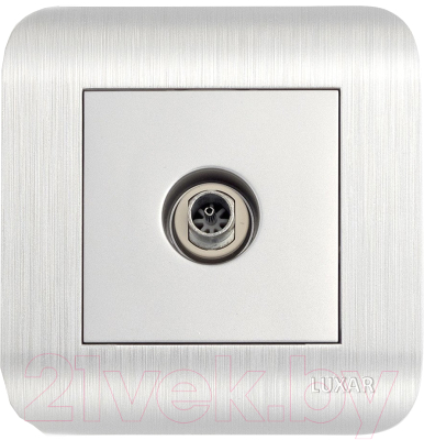 Розетка Luxar Deco 10.040.03 (серебристый)