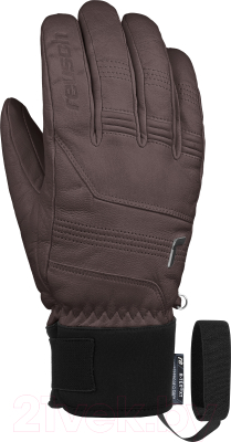 Перчатки лыжные Reusch Highland R-Tex XT / 6102240-8871 (р-р 8.5, Dark Brown Inch)