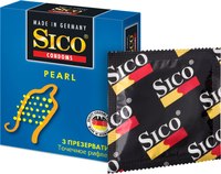 Презервативы Sico Pearl Рифленые (3шт) - 