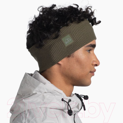 Повязка на голову Buff Crossknit Headband Solid Camouflage (126484.866.10.00)