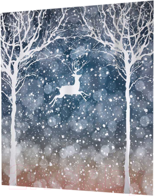 Изображение товара Комплект штор JoyArty Летящий олень / p_21456 (145x180)