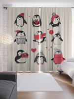 

Шторы JoyArty, Выбери своего пингвина / p_290618