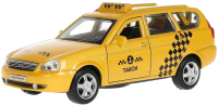 Автомобиль игрушечный Технопарк Lada 2171 Priora Такси / PRIORAWAG-12TAX-YE - 